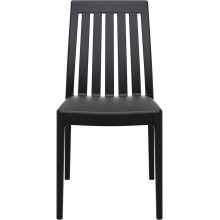 Krzesło ogrodowe ażurowe SOHO czarne Siesta