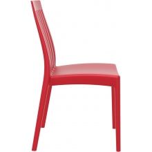 Krzesło ogrodowe ażurowe SOHO czerwone Siesta