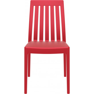 Krzesło ogrodowe ażurowe SOHO czerwone Siesta