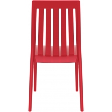 Krzesło ogrodowe ażurowe SOHO czerwone Siesta