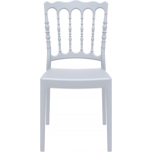 Krzesło weselne NAPOLEON srebrnoszare Siesta