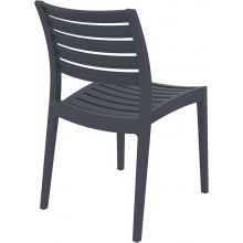 Krzesło ogrodowe ażurowe Ares ciemnoszare Siesta