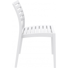 Krzesło ogrodowe ażurowe Ares białe Siesta