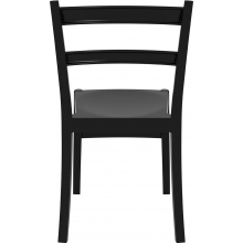 Krzesło z tworzywa TIFFANY czarne Siesta