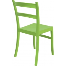 Krzesło z tworzywa TIFFANY zielone tropikalne Siesta