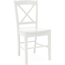 Stylowe Krzesło drewniane skandynawskie CD-56 białe Signal do kuchni, salonu i restauracji.