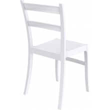 Krzesło z tworzywa TIFFANY białe Siesta