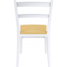 Krzesło z tworzywa TIFFANY-S białe Siesta