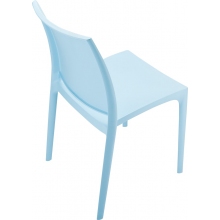Krzesło plastikowe MAYA jasno niebieskie Siesta