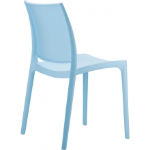 Krzesło plastikowe MAYA jasno niebieskie Siesta