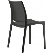 Krzesło plastikowe MAYA czarne Siesta