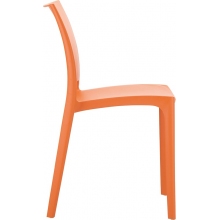 Krzesło plastikowe MAYA pomarańczowy Siesta
