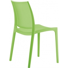 Krzesło plastikowe MAYA zielone tropikalne Siesta