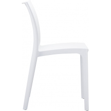 Krzesło plastikowe MAYA białe Siesta