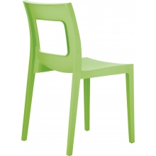 Krzesło z tworzywa LUCCA zielone tropikalne Siesta