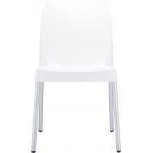 Krzesło ogrodowe plastikowe VITA białe Siesta