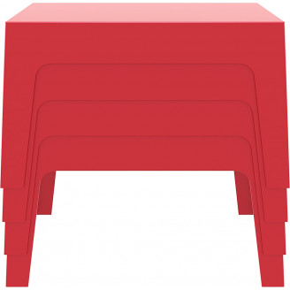 Stolik kawowy ogrodowy Box 70x50 ciemnoszary Siesta