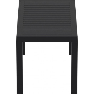 Stolik kawowy ogrodowy Ocean 90x45 czarny Siesta