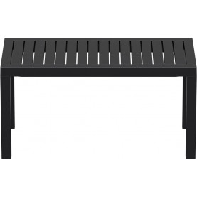 Stolik kawowy ogrodowy Ocean 90x45 czarny Siesta 2