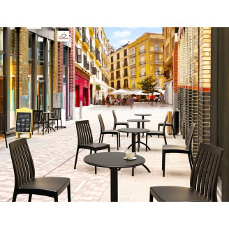 Stół barowy okrągły Octopus BAR czarny 60 Siesta