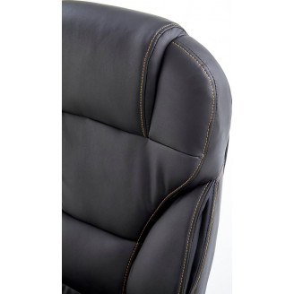 Fotel gabinetowy DESMOND czarny Halmar