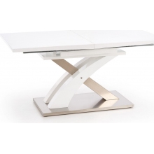 Nowoczesny Stół rozkładany SANDOR 160x90 biały Halmar
