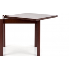 Stół rozkładany kwadratowy GRACJAN 80x80 ciemny orzech Halmar