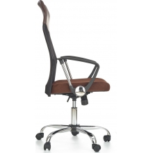 Fotel biurowy z siatki VIRE brązowy Halmar