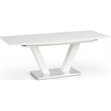 Nowoczesny Stół rozkładany VISION 160x90 biały Halmar