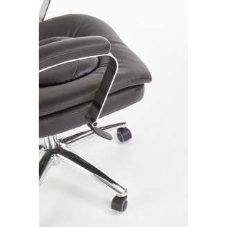Fotel gabinetowy QUAD czarny Halmar
