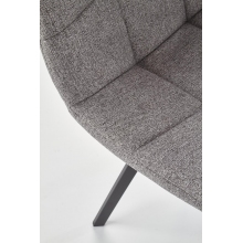 Krzesło pikowane tapicerowane K402 popiel Halmar