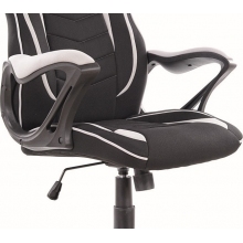 Fotel komputerowy dla gracza Zenvo czarny/szary Signal