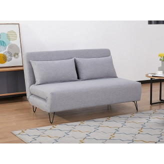 Sofa tapicerowana rozkładana Zenia szara Signal