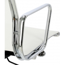 Fotel gabinetowy z siatki CH1171T biała siatka D2.Design