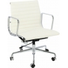 Fotel biurowy gabinetowy CH1171T biała skóra D2.Design do biurka.
