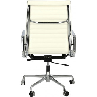 Fotel gabinetowy CH1191T biała skóra D2.Design
