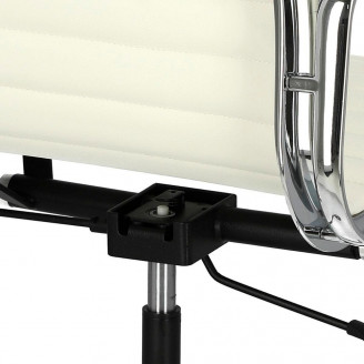 Fotel gabinetowy CH1191T biała skóra D2.Design