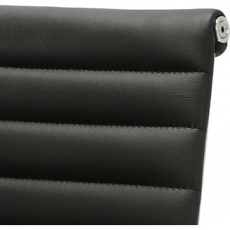 Fotel gabinetowy CH1191T czarna skóra D2.Design