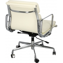 Fotel biurowy gabinetowy CH2171T biała skóra D2.Design