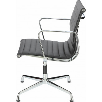 Fotel konferencyjny gabinetowy CH1081T czarna skóra D2.Design