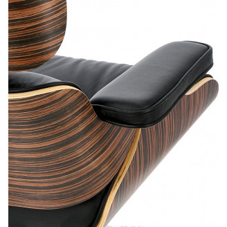Fotel skórzany obrotowy Vip czarny/ebony D2.Design