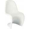 Krzesło designerskie z tworzywa Balance białe PP D2.Design do salonu, jadalni i restauracji.