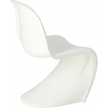Krzesło designerskie z tworzywa Balance białe PP D2.Design