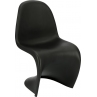Krzesło designerskie z tworzywa Balance PP czarne D2.Design do salonu, jadalni i restauracji.