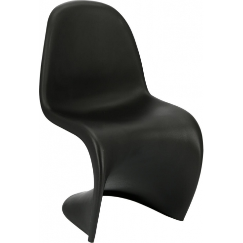 Krzesło designerskie z tworzywa Balance PP czarne D2.Design do salonu, jadalni i restauracji.