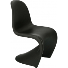 Krzesło designerskie z tworzywa Balance PP czarne D2.Design