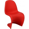 Krzesło designerskie z tworzywa Balance PP czerwone D2.Design do salonu, jadalni i restauracji.