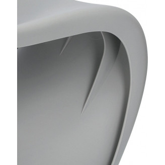 Krzesło designerskie z tworzywa Balance jasno szare D2.Design