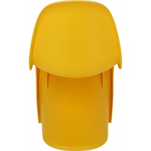 Krzesło designerskie z tworzywa Balance żółte D2.Design