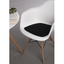 Poduszka dekoracyjna na krzesło Arm Chair czarna Intesi